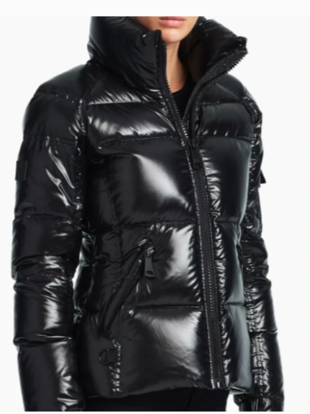 SAM NY Black Down Jacket Size S